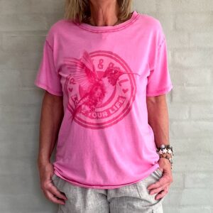 Marta du Chateau T-shirt Hummingbird Pink