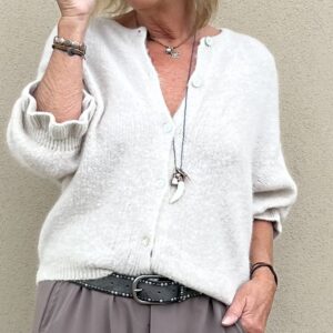 Marta du Chateau Cardigan Juliana Beige