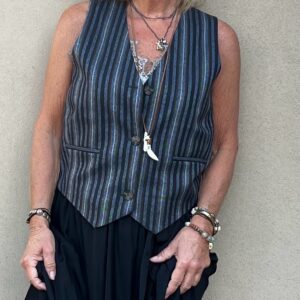 Costa Mani Vest Charlize Striped