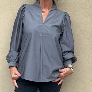 Costa Mani Bluse Austin Grey