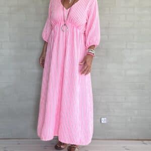 Marta du Chateau Kjole Amaris Fuxia Fluo